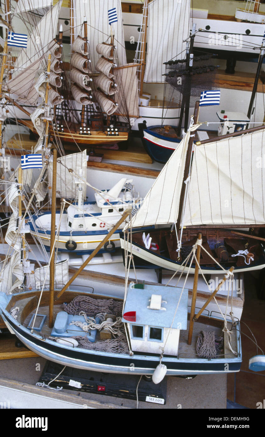 Sail boats shop in Plaka District. Athens. Greece Stock Photo Alamy