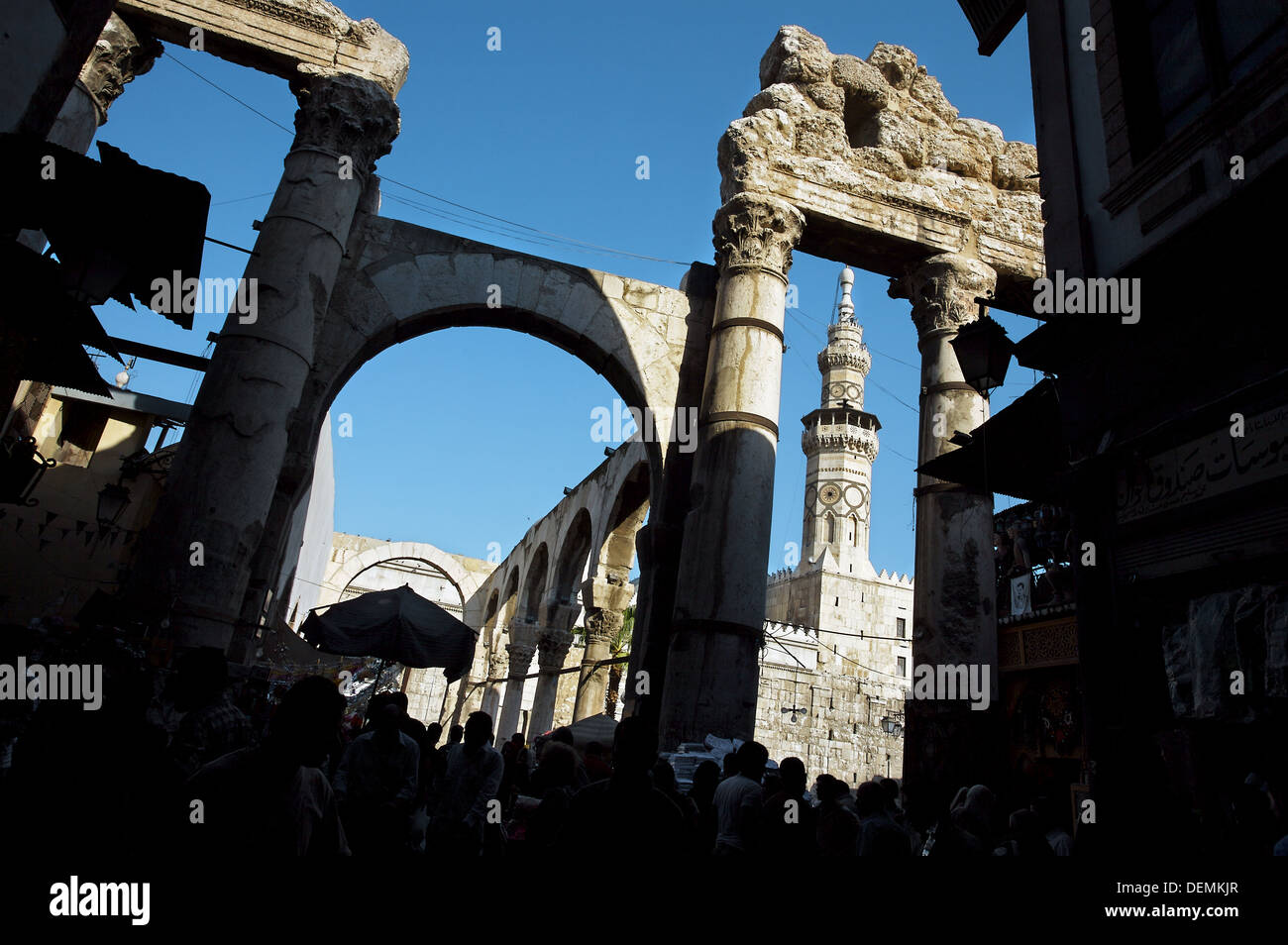Umayyad Mosque built 705715 by caliph AlWalid I, Damascus. Syria Stock Photo Alamy