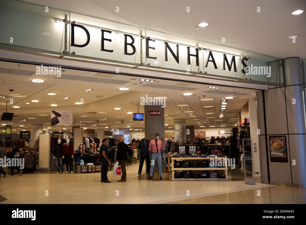 Debenhams Shop Front Stock Photo