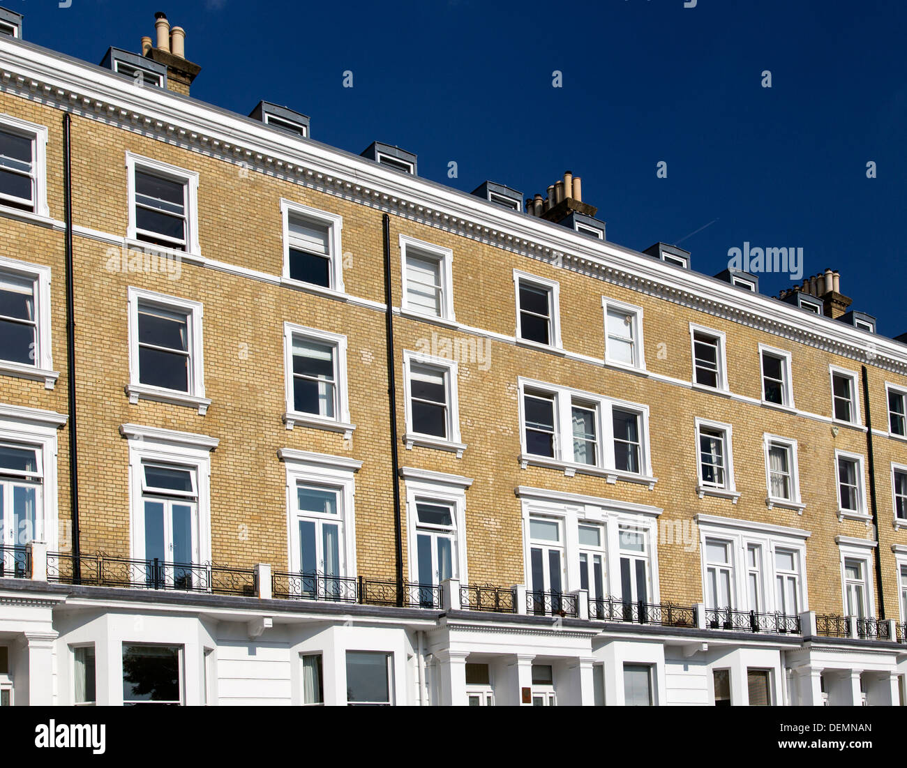 Apartments in Knightsbridge and Chelsea, London, UK Stock Photo