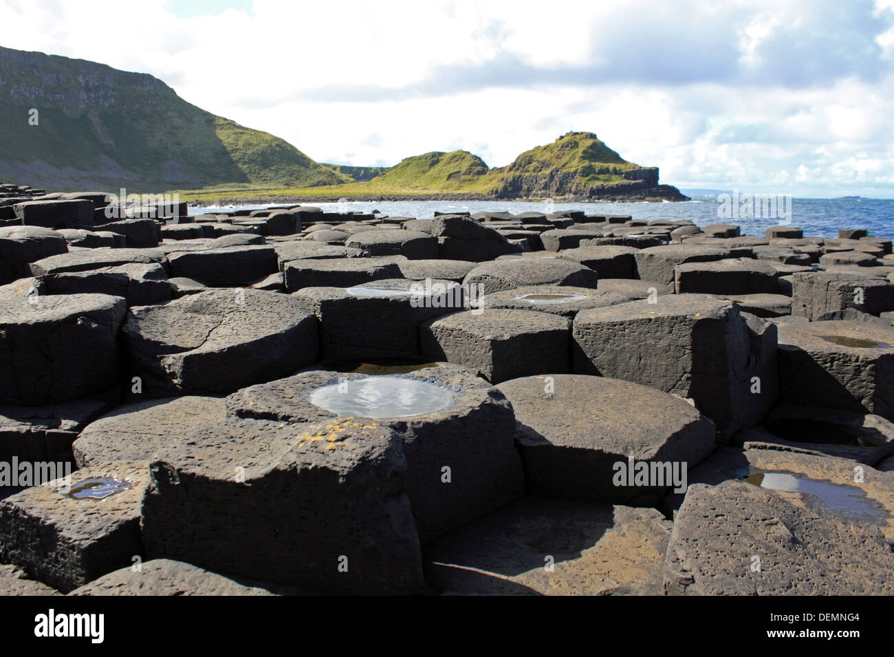 Giant's Causeway near Bushmills, Antrim, Northern Ireland, UK Stock ...