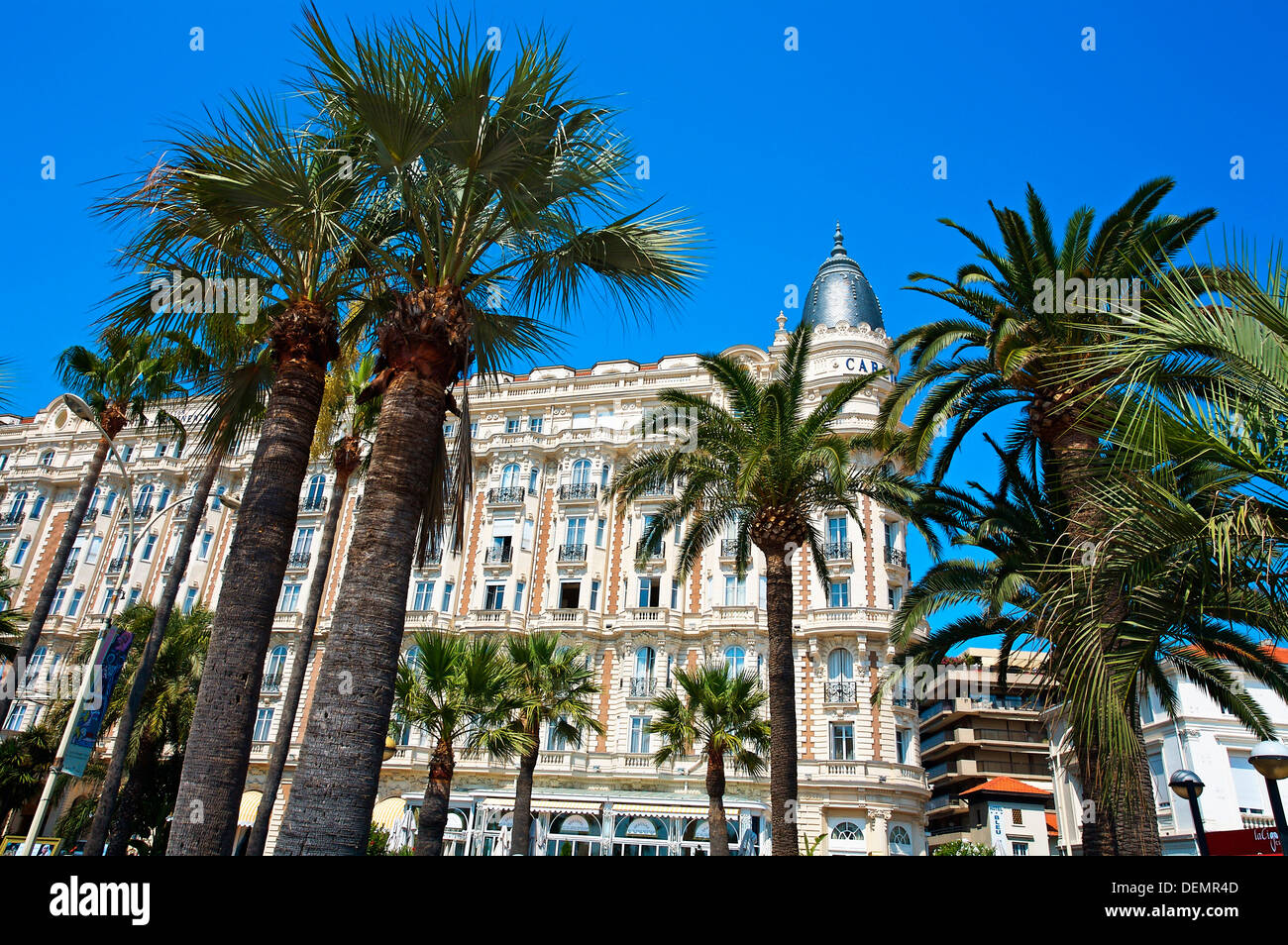 Hotel Carlton on Croisette Avenue. Cannes. Alpes-Maritimes. French ...