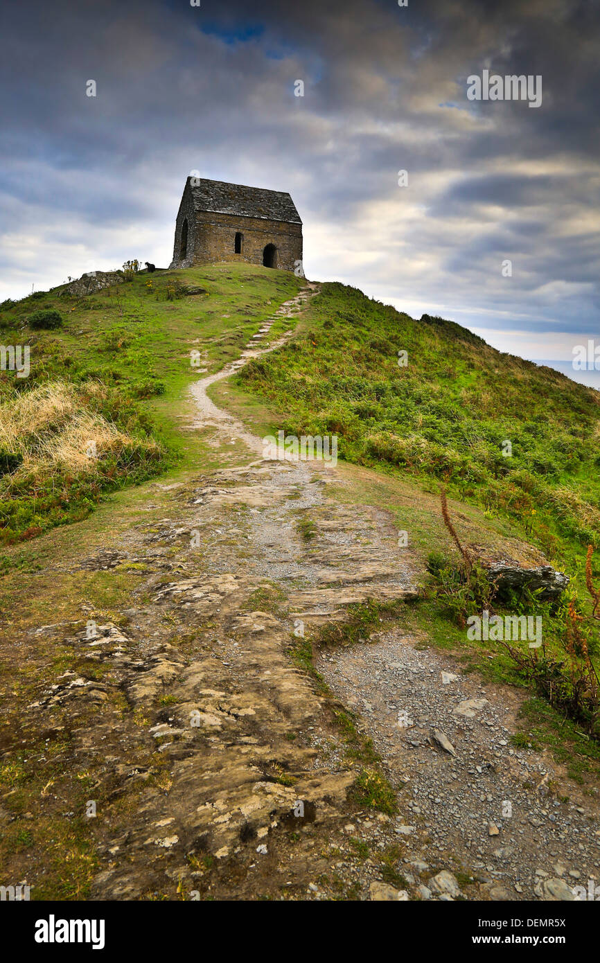 Rame Head; Rame Chapel; Cornwall; UK Stock Photo Alamy