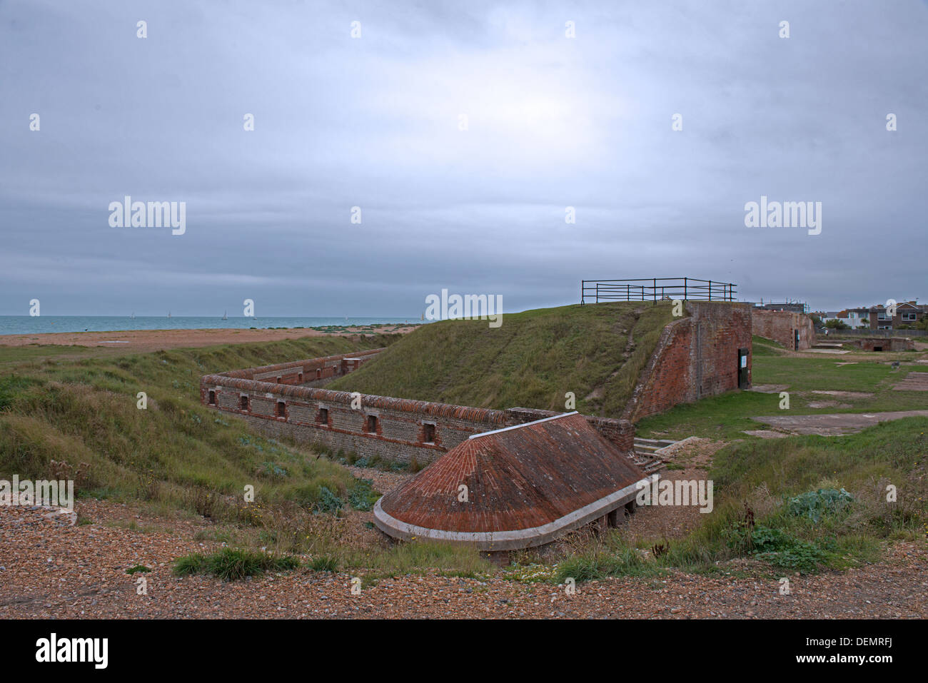 The Old Fort, Shoreham By Sea, West Sussex, England, Uk Stock Photo