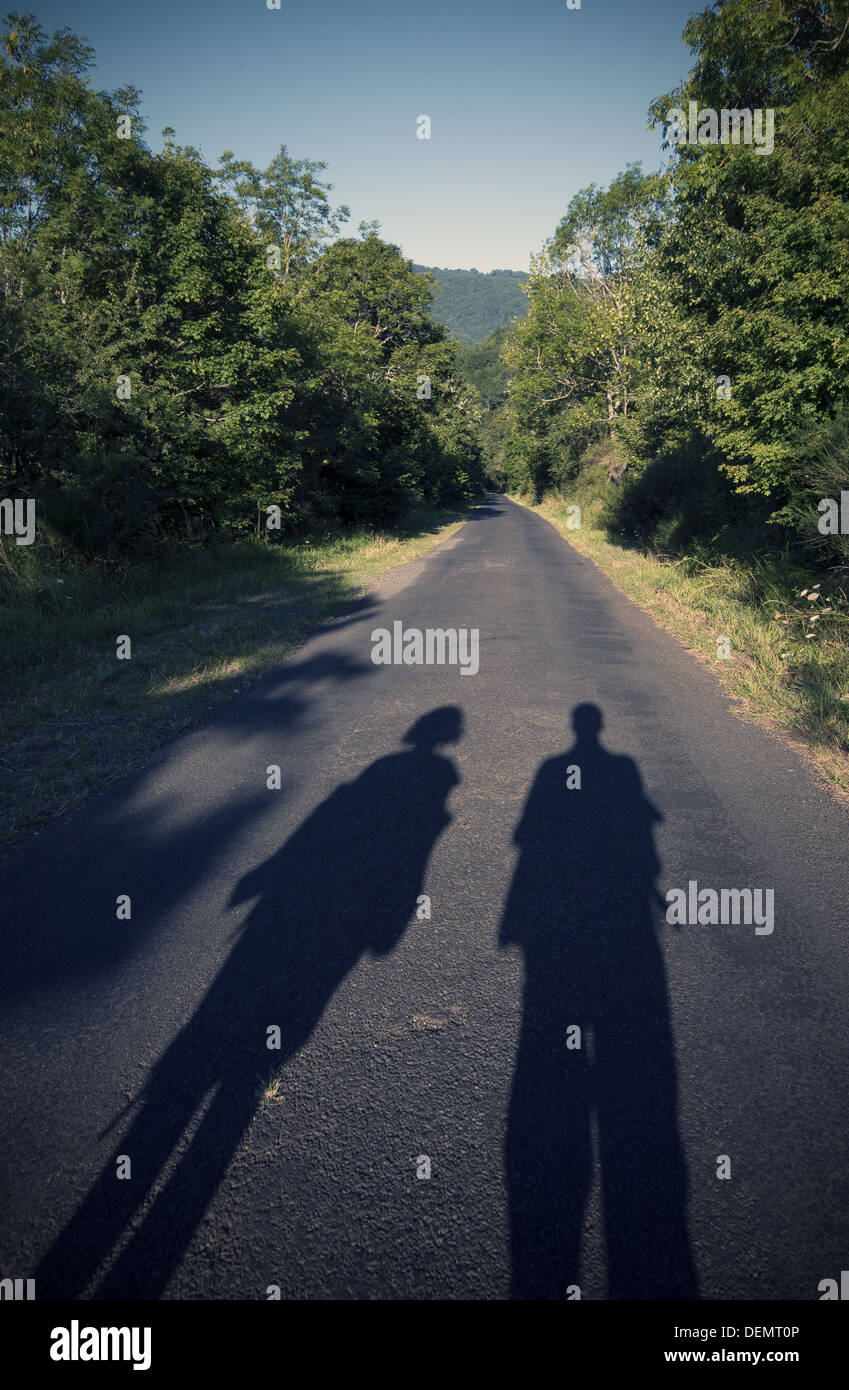 Walking down country lane in hi-res stock photography and images - Alamy