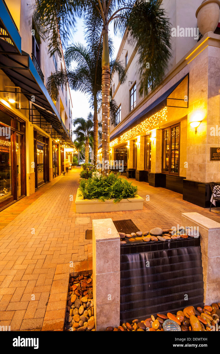 5th avenue; Naples; Florida; USA Stock Photo Alamy