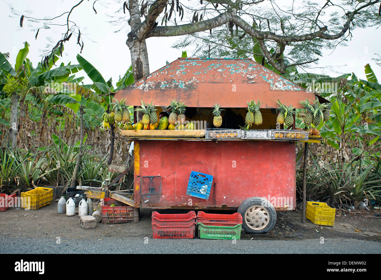 Town of Moca, Dominican Republic, West Indies, Caribbean Stock Photo