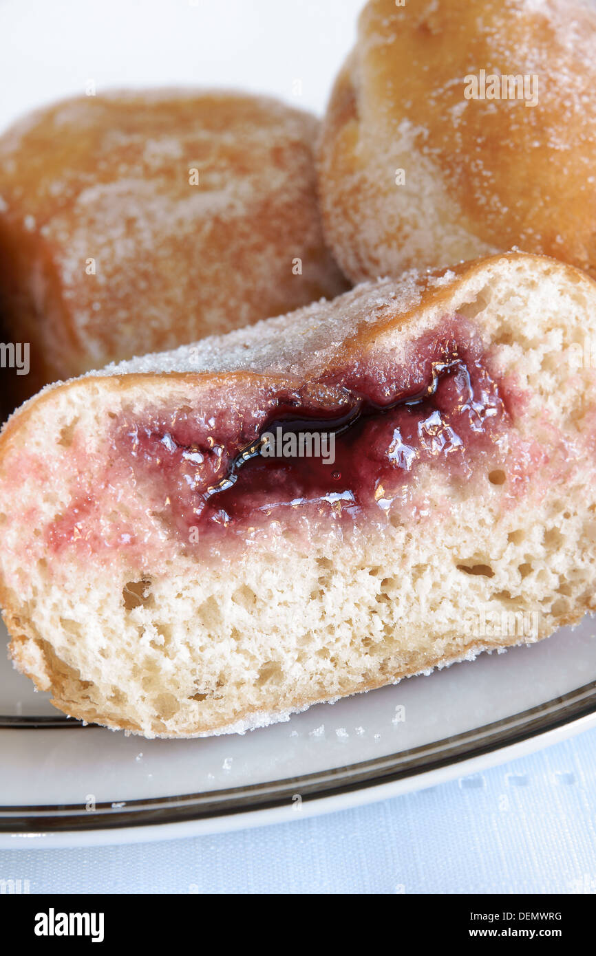 Jelly filled bismark donut hires stock photography and images Alamy