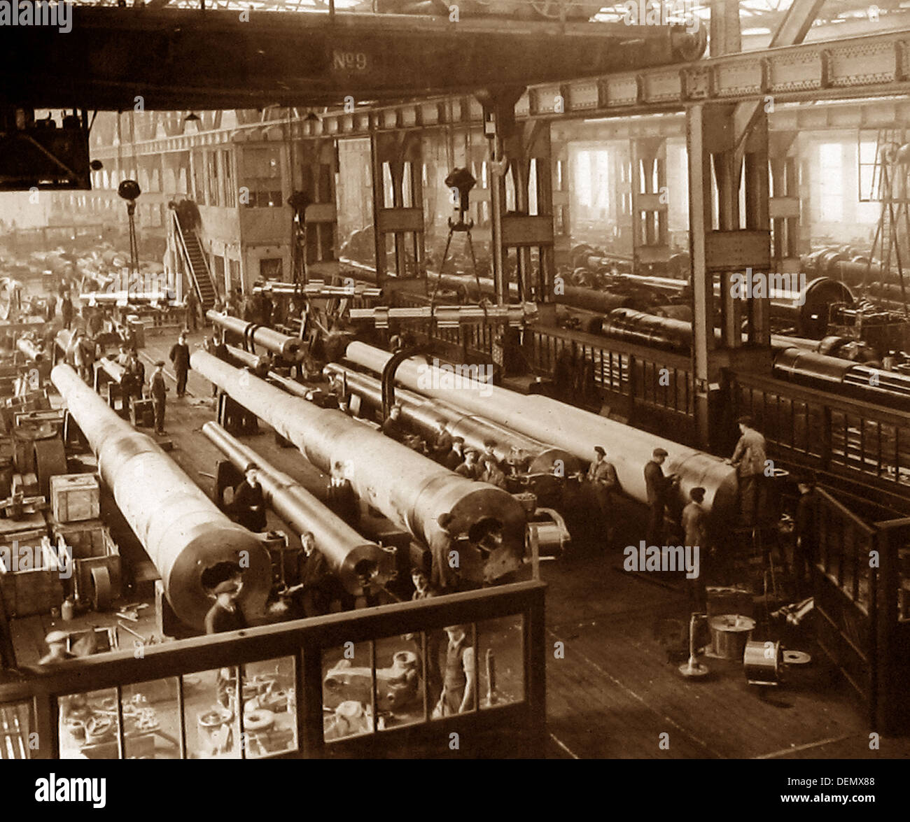 British munitions factory during WW1 Stock Photo