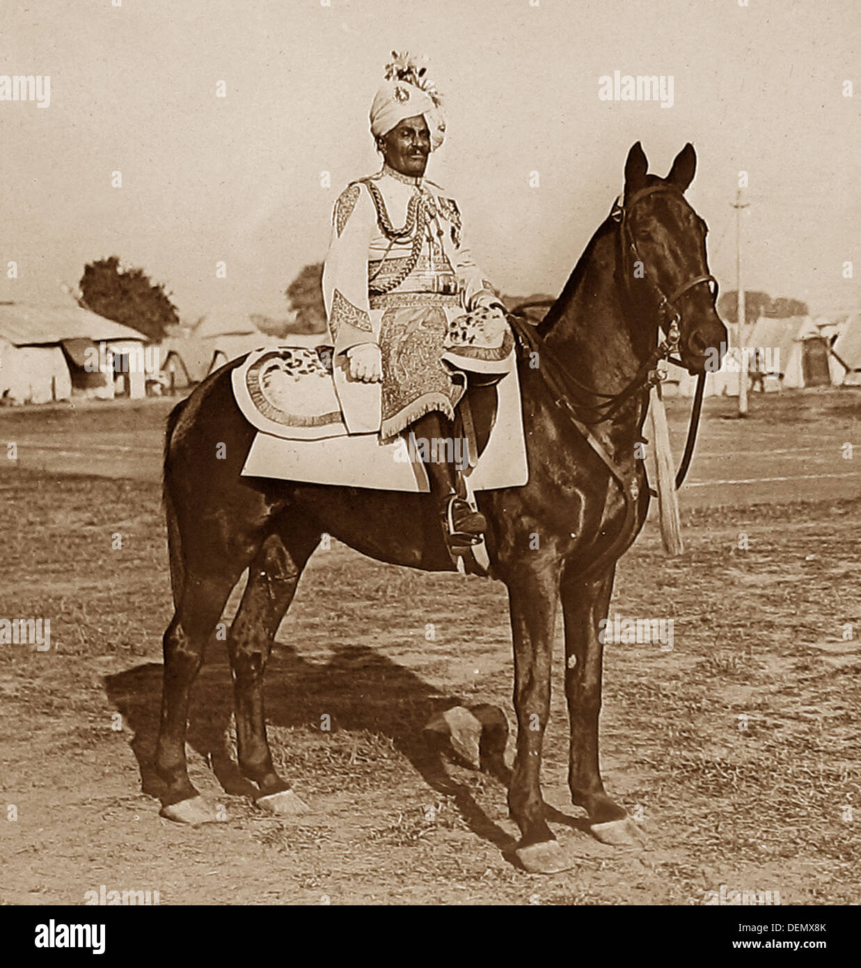 General Sir Pertab Singh during WW1 Stock Photo