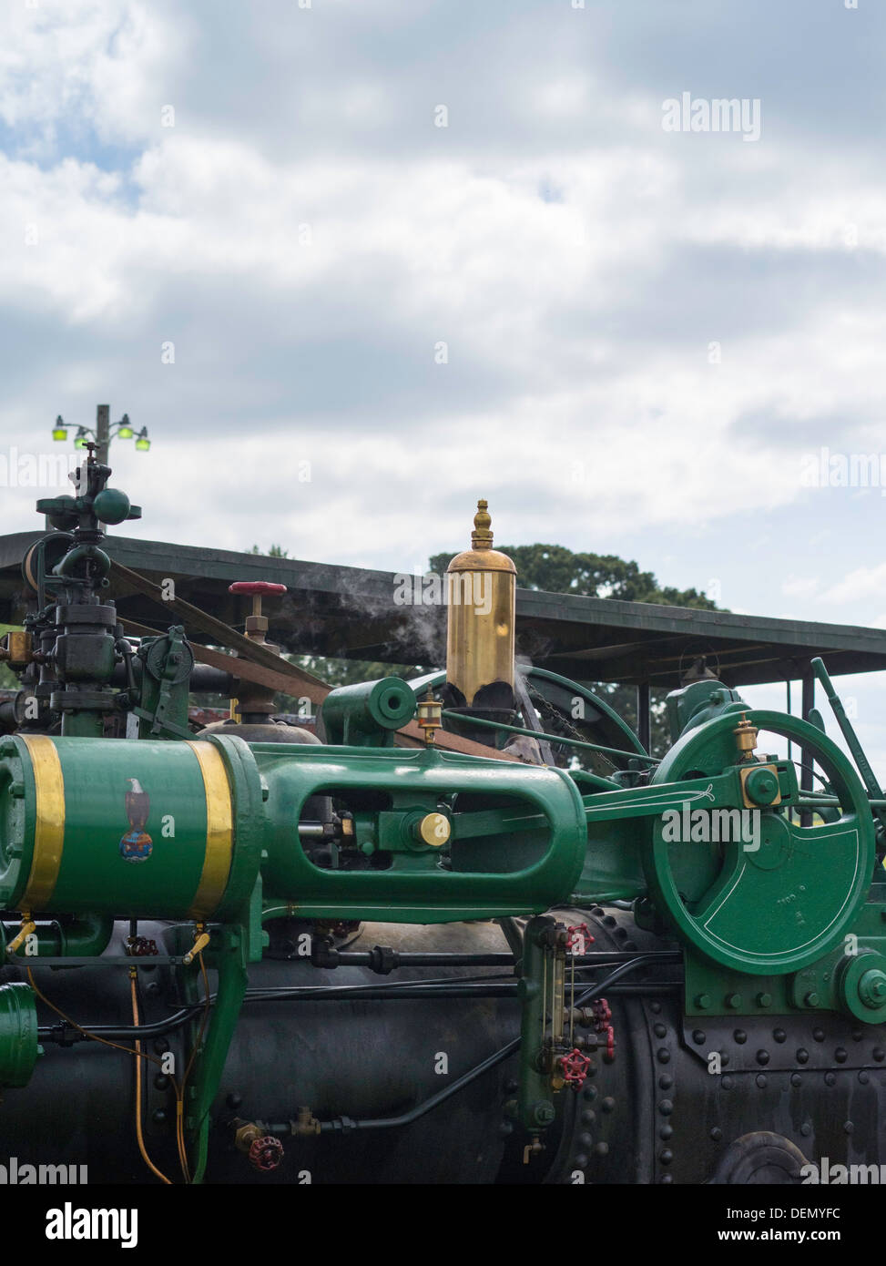Antique J.I. Case steam tractors; Rock River Thresheree, Edgerton, WI