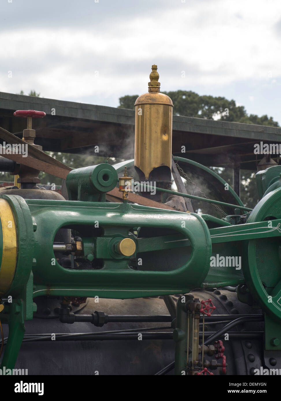 Antique J.I. Case steam tractors; Rock River Thresheree, Edgerton, WI