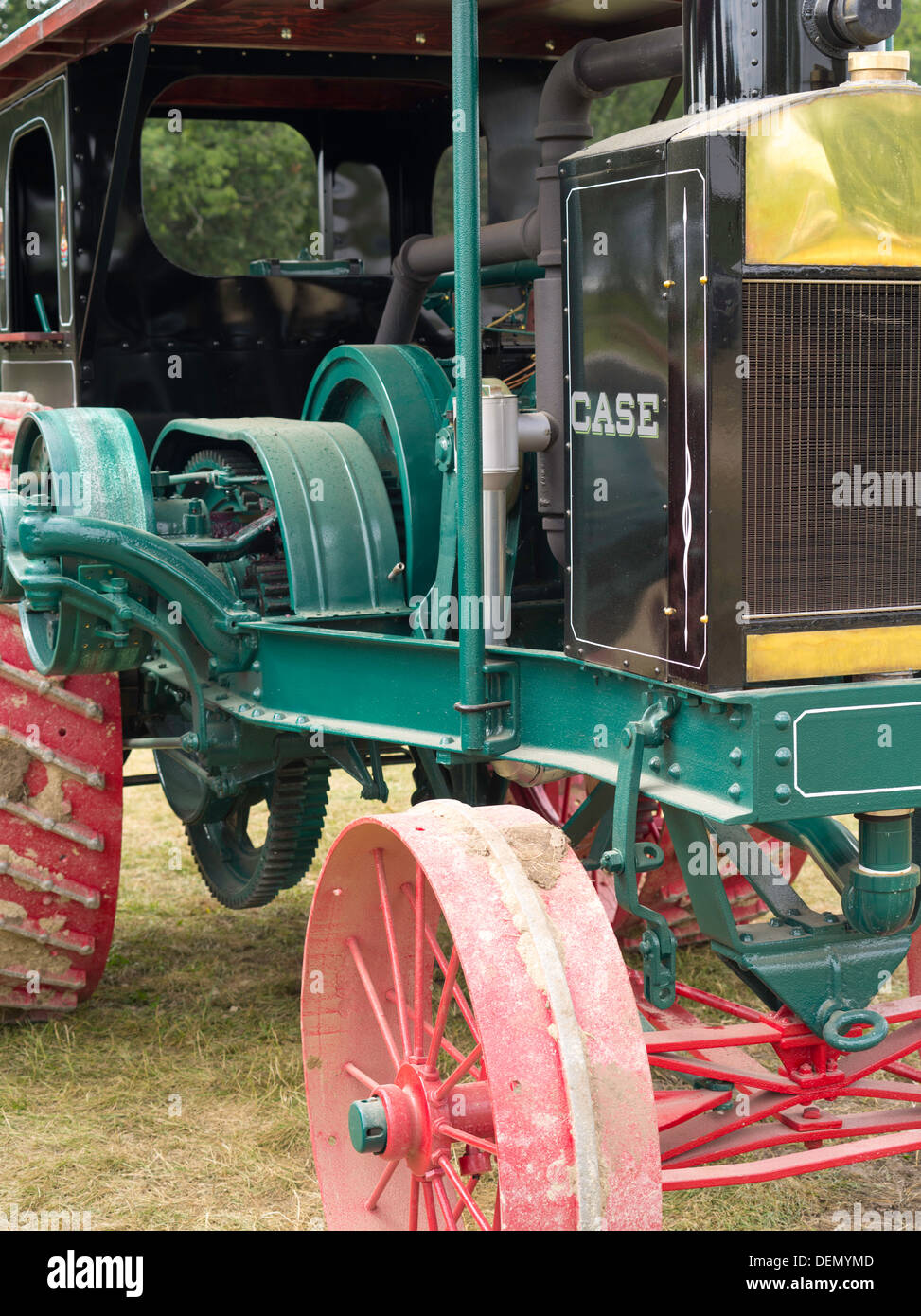 Antique J.I. Case steam tractors; Rock River Thresheree, Edgerton, WI