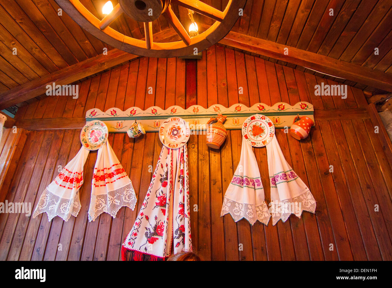 Old Traditional Romanian wall decoration Stock Photo - Alamy