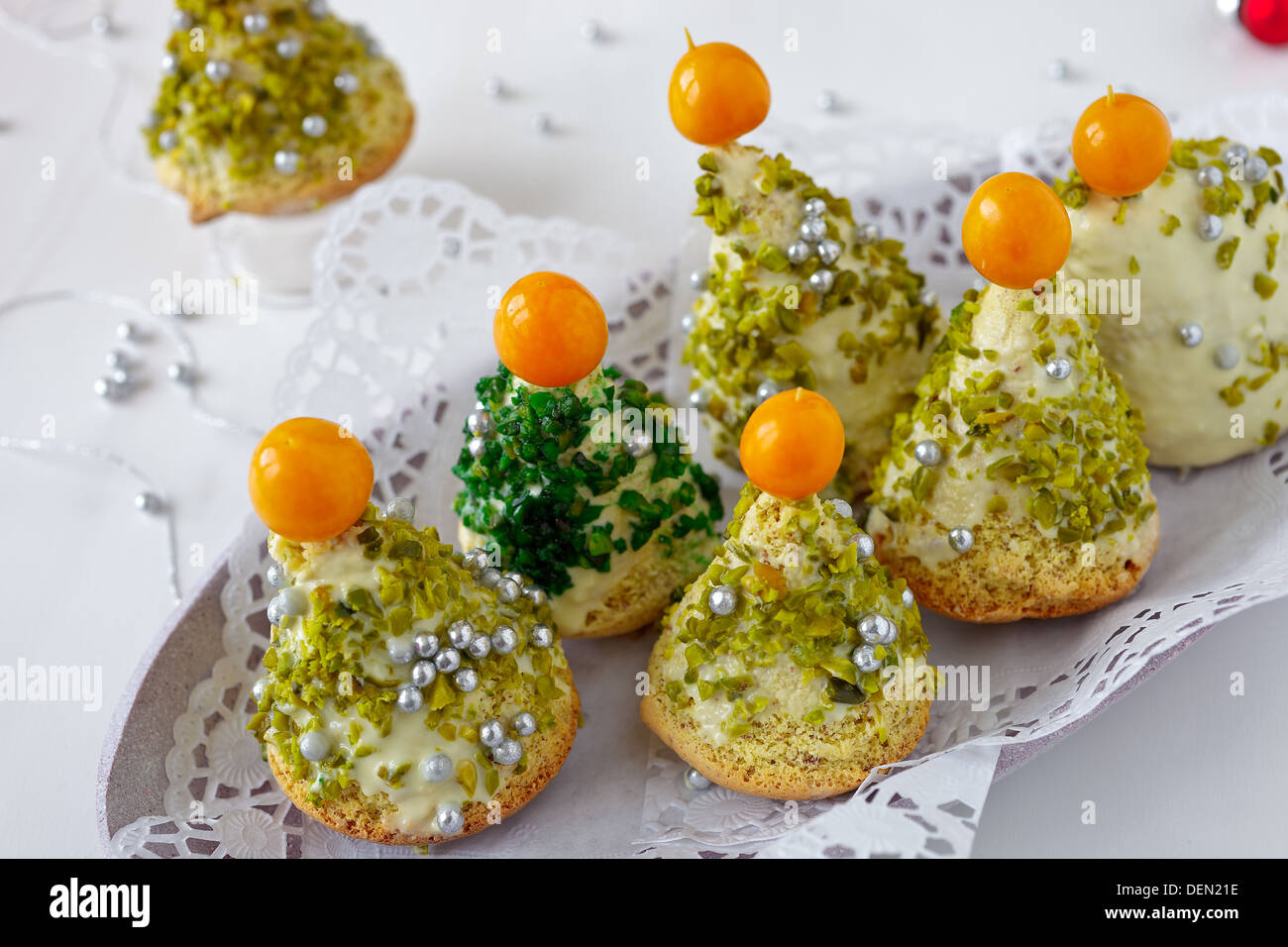 Christmas Tree Cake Stock Photo - Alamy