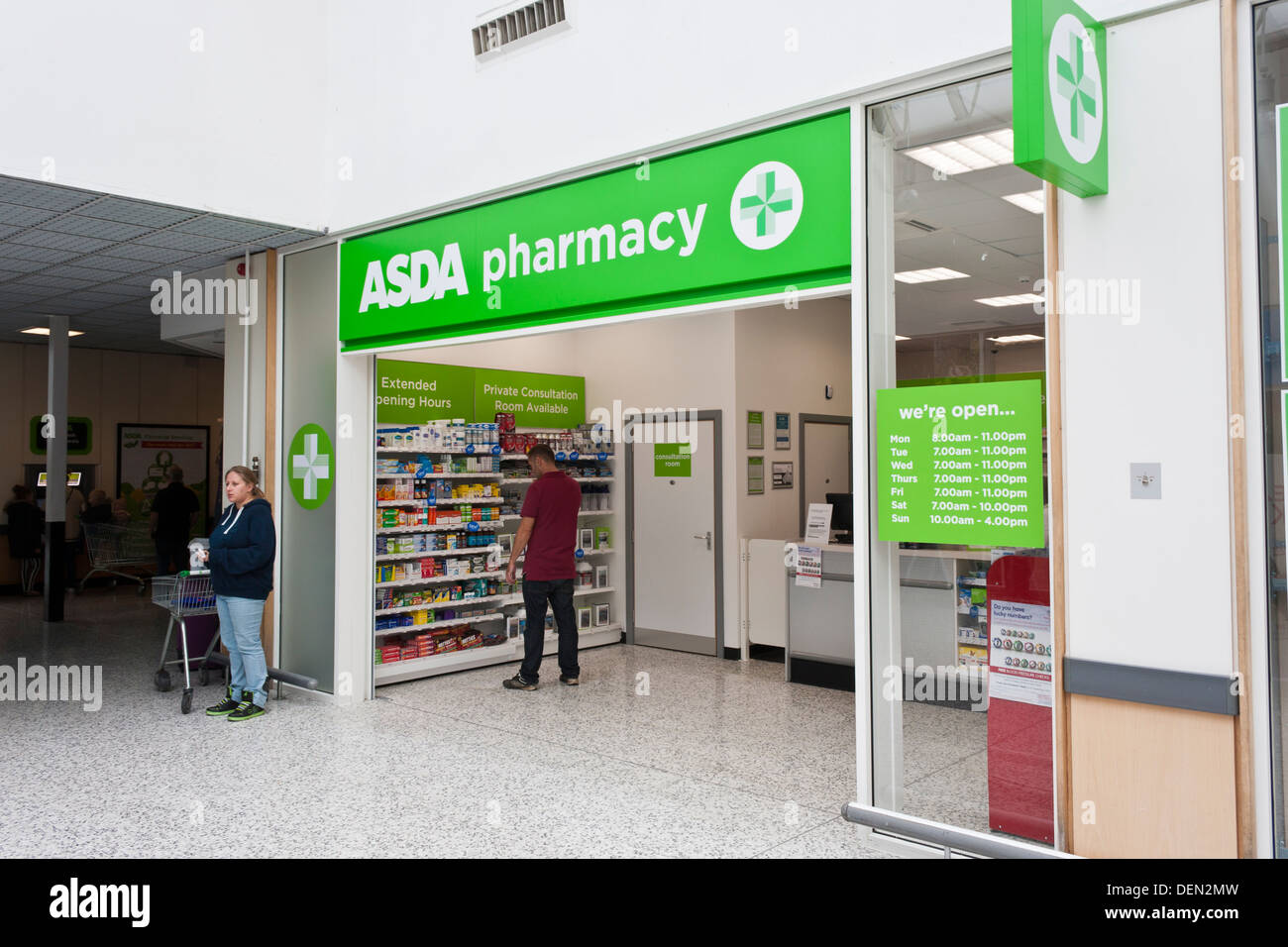 Asda supermarket pharmacy Stock Photo - Alamy