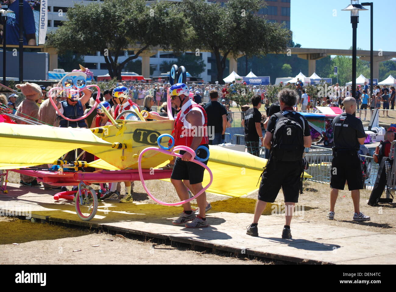 Flugtag Lake Carolyn Stock Photo