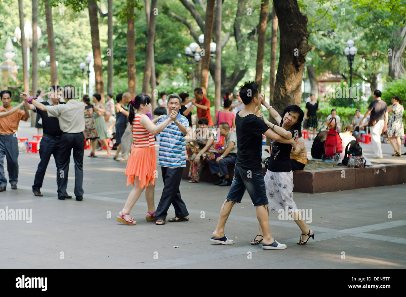 Dance In Guangzhou City People S Park Guangzhou China Stock Photo Dance In Guangzhou City People S Park Guangzhou China Stock Photo