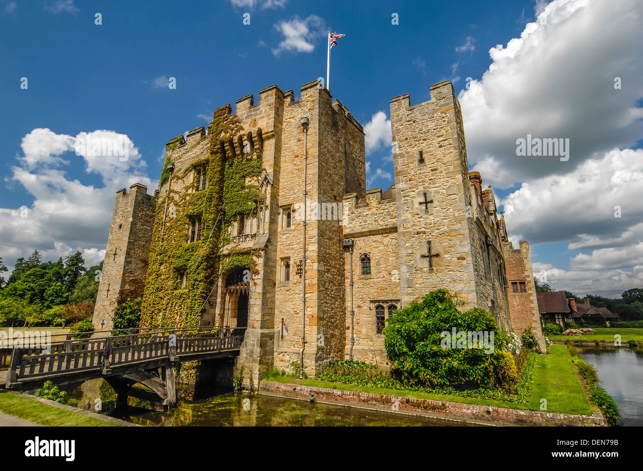 hever castle,edenbridge,kent,england,uk,europe Stock Photo
