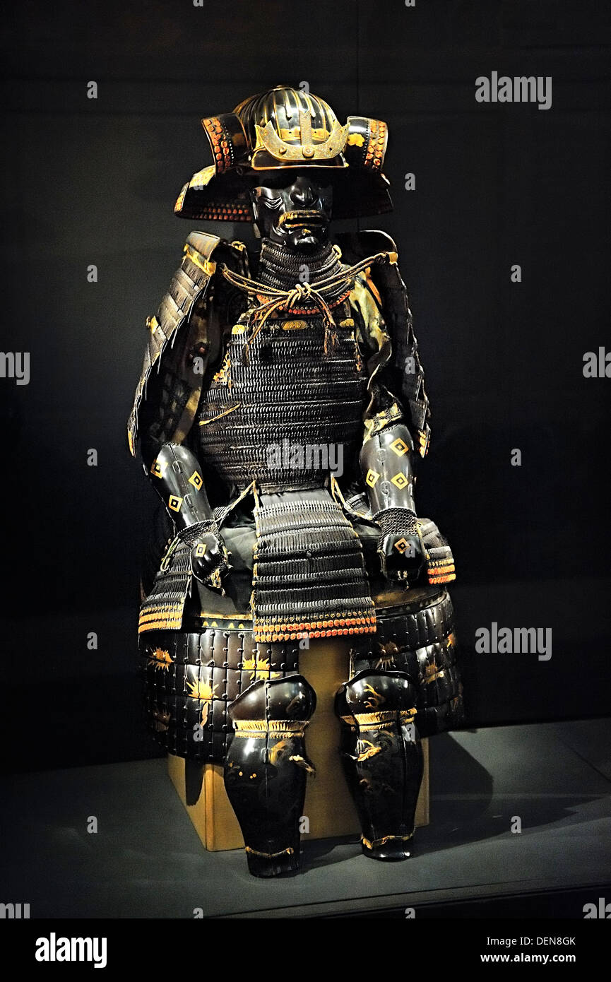 Samurai armor, Musee des Inavalides, Paris. Stock Photo