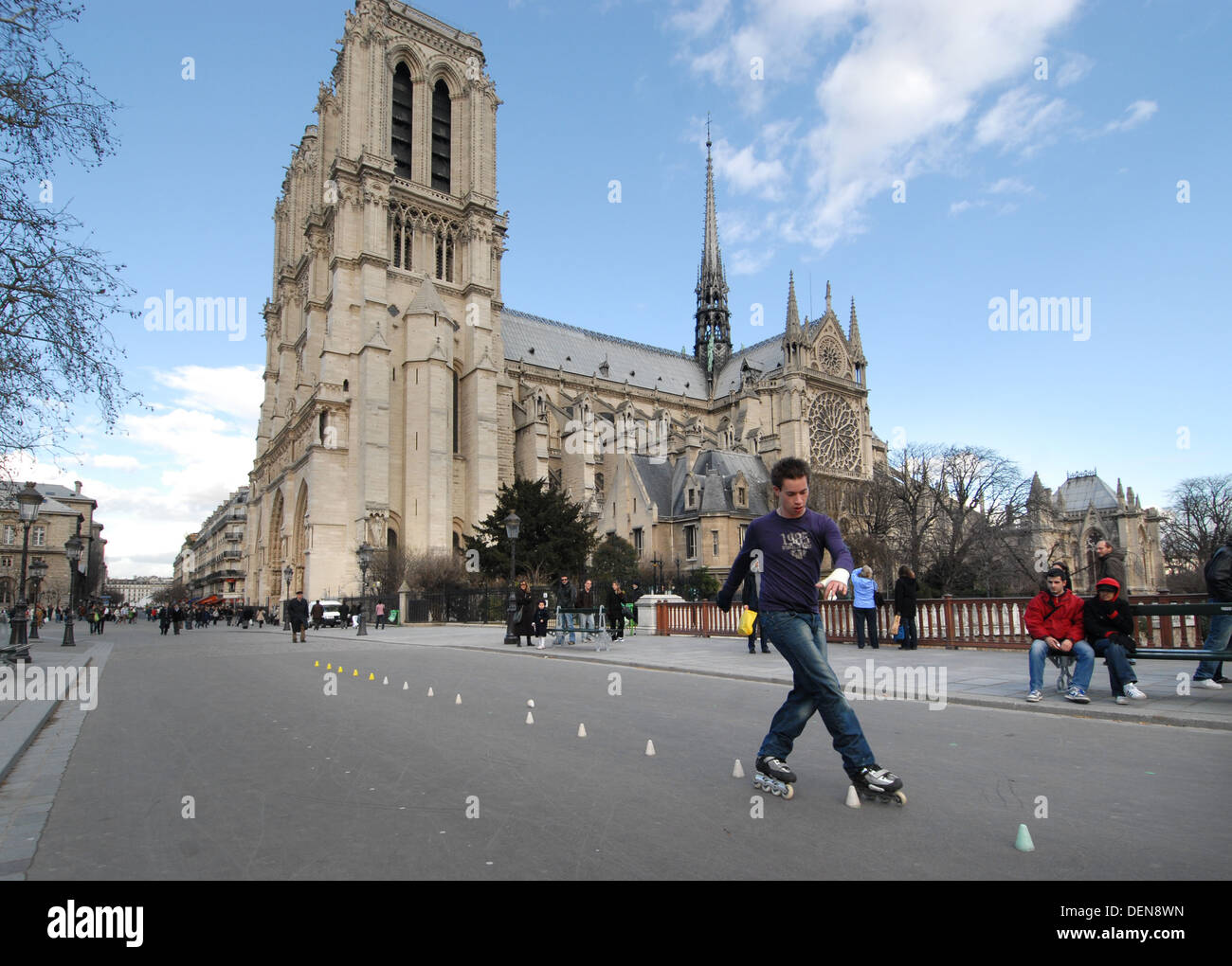 Rollerblader not woman not child hi-res stock photography and images - Alamy