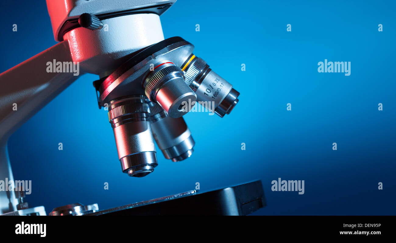 Scientific Biological Microscope Stock Photo Alamy