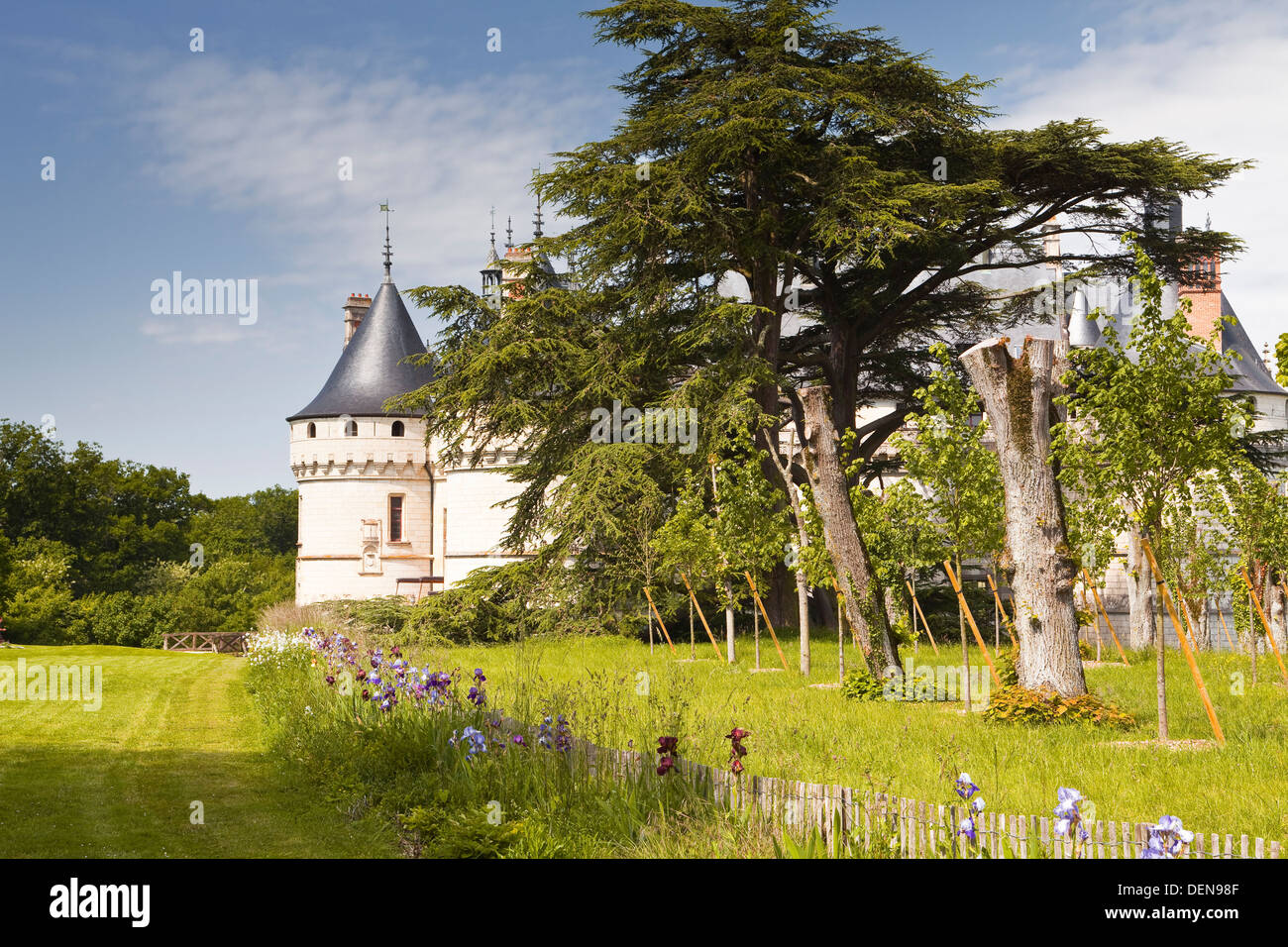 The renaissance chateau at Chaumont-sur-Loire in France. Stock Photo