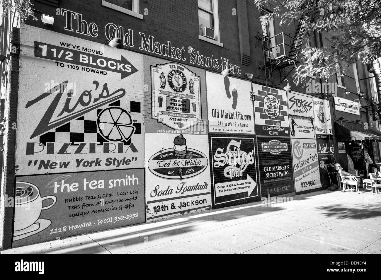 Omaha old market district hires stock photography and images Alamy