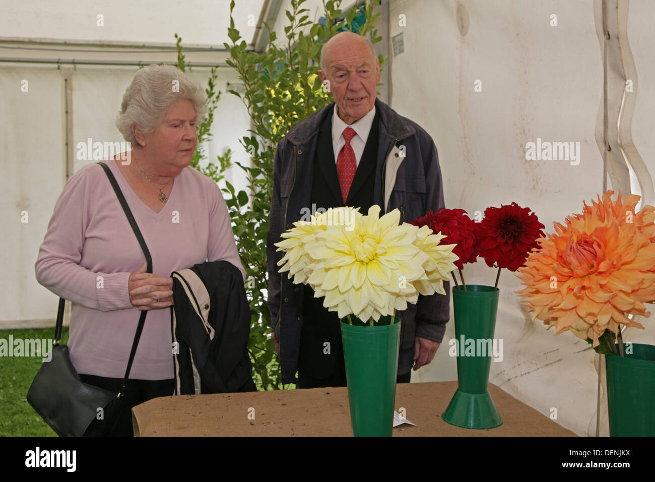 Knockholt,UK,22nd September 2013,Visitors admired the flowers at the Bromley In Bloom Competitio Credit: Keith Larby/Alamy Live News Stock Photo