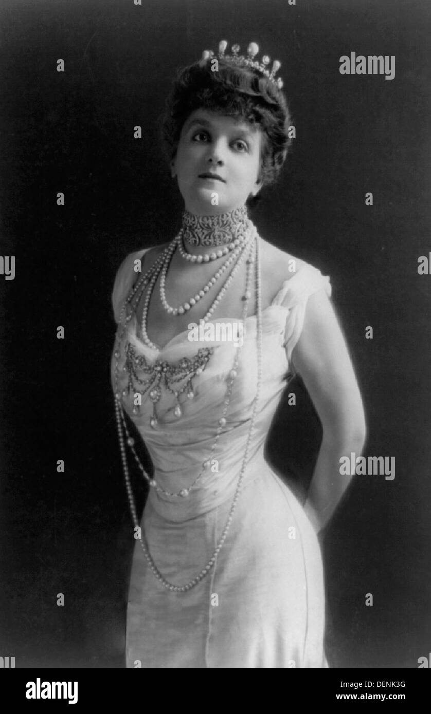 Mrs. George Jay Gould, circa 1903 Stock Photo