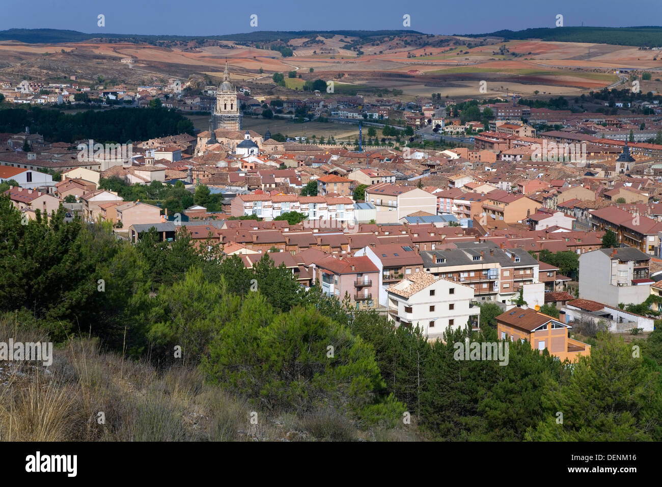 Aerial view village settlement hi-res stock photography and images - Alamy