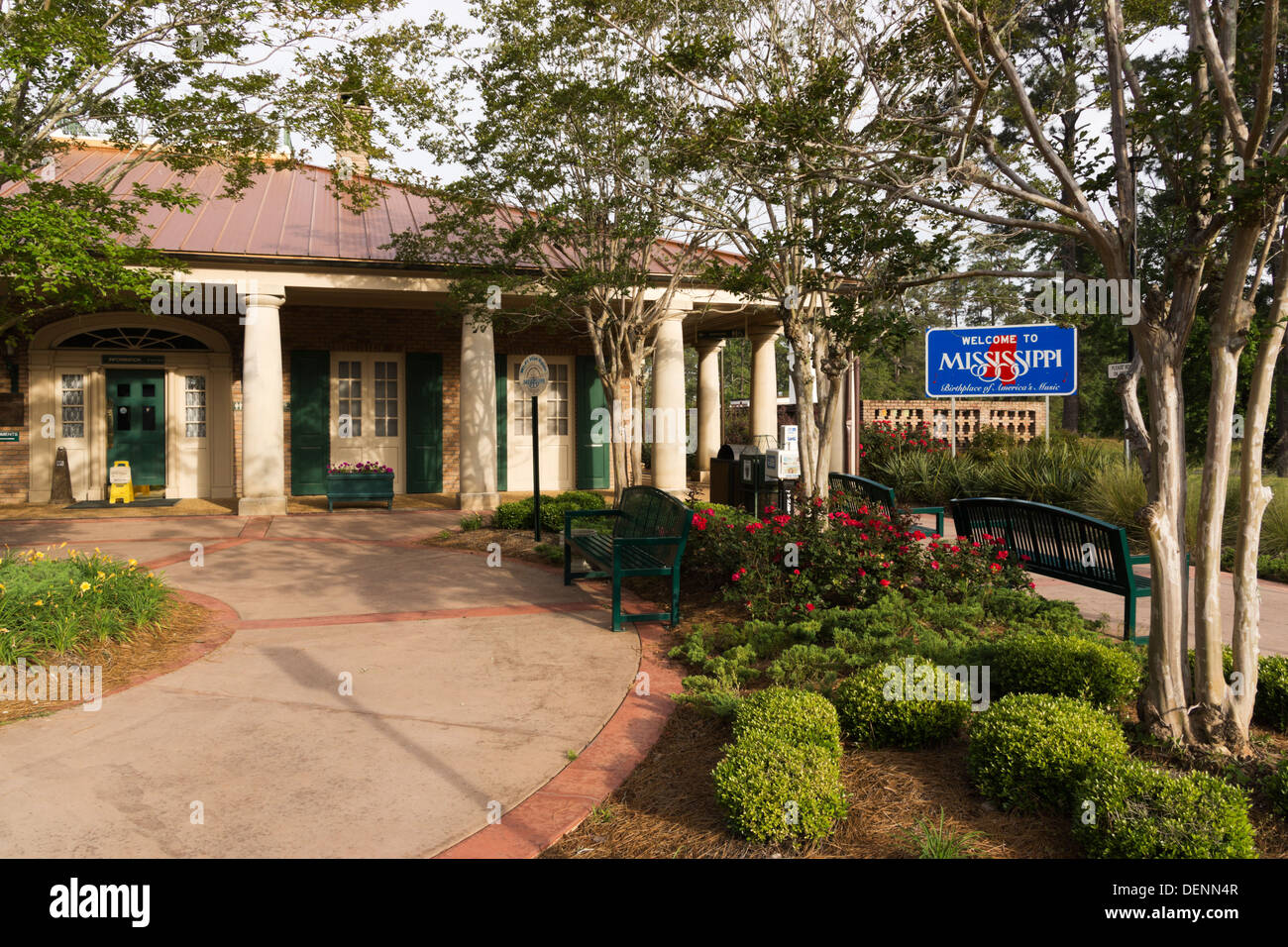 Mississippi rest area Stock Photo Alamy