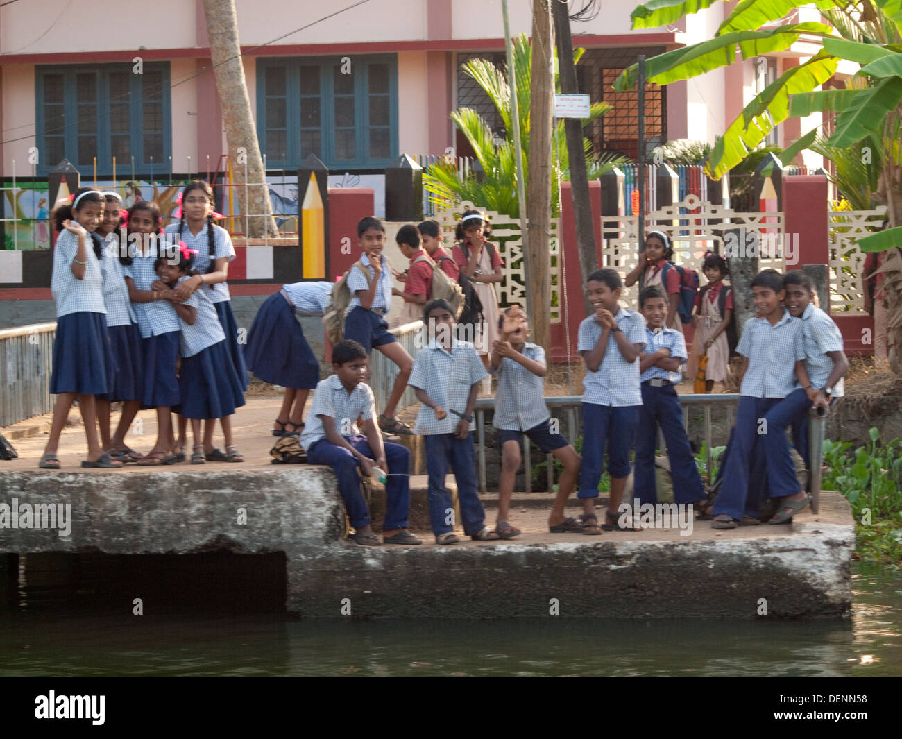 School kids India Stock Photo