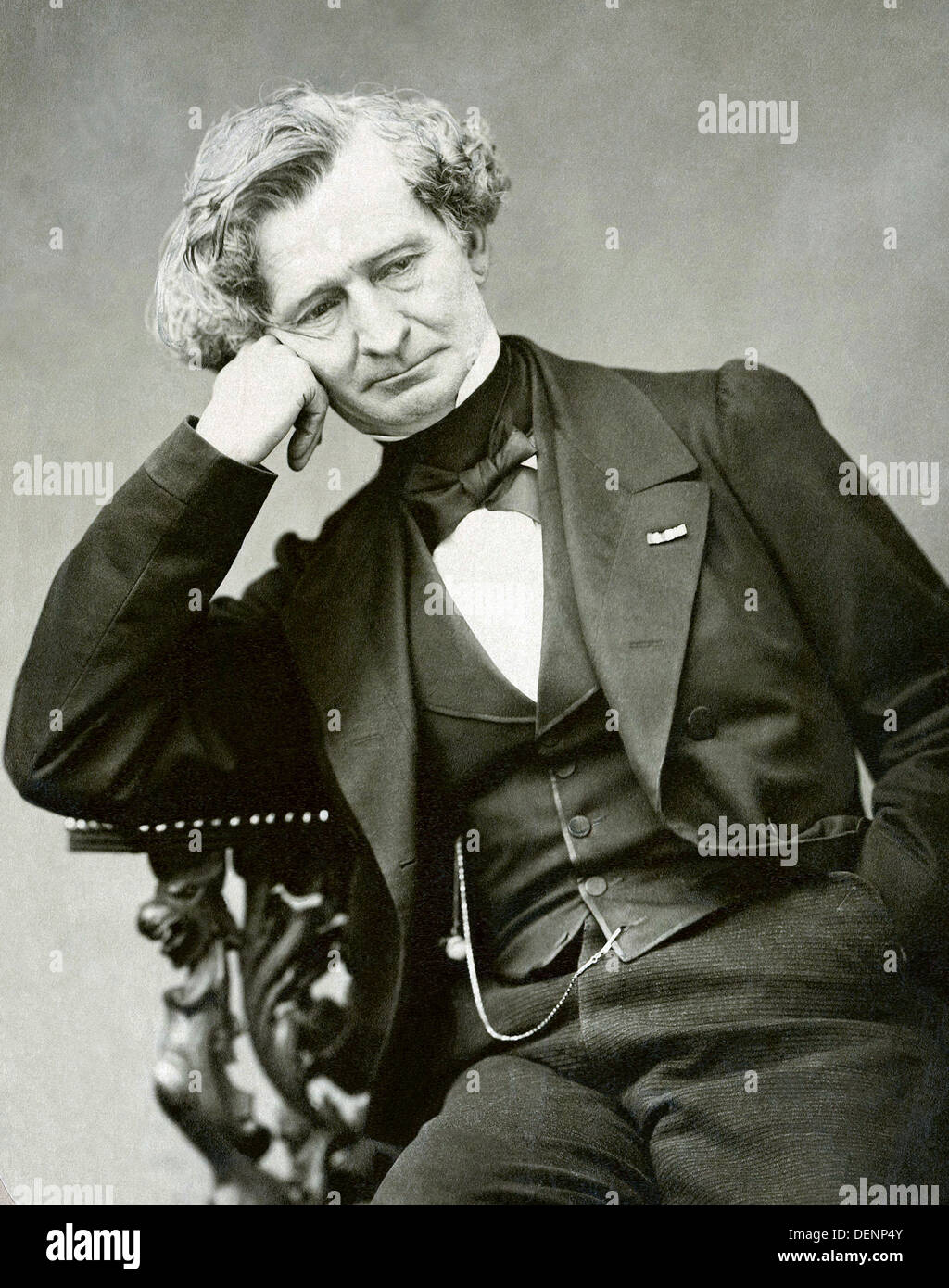Hector Berlioz, French composer Stock Photo