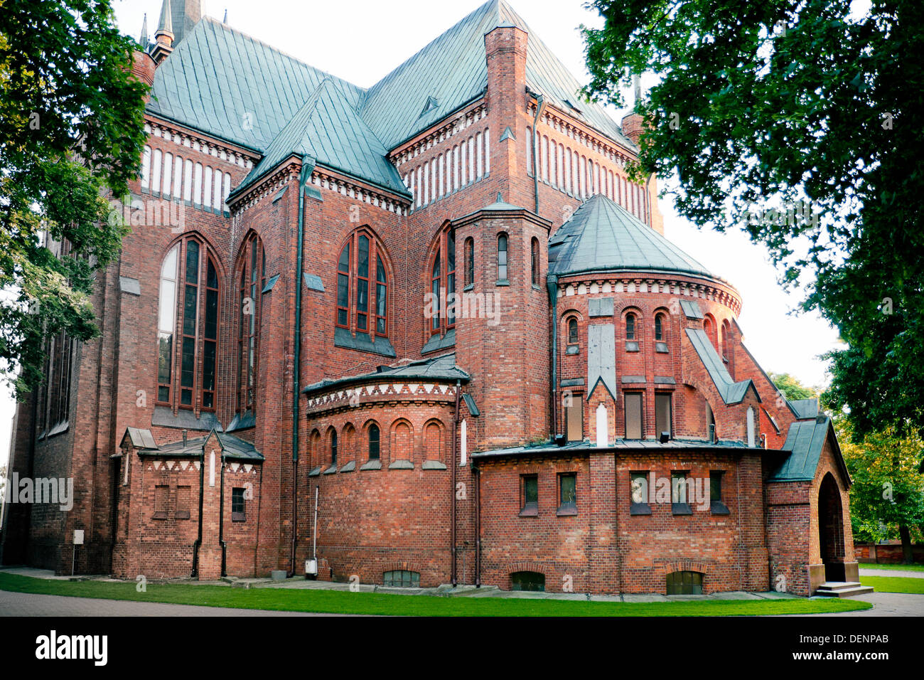 Immaculate Conception Church in Pruszkow / Poland Stock Photo