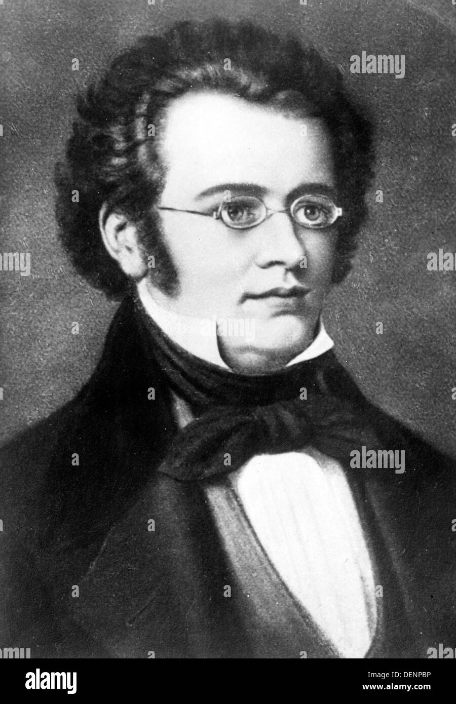 Franz Schubert, Austrian composer Stock Photo