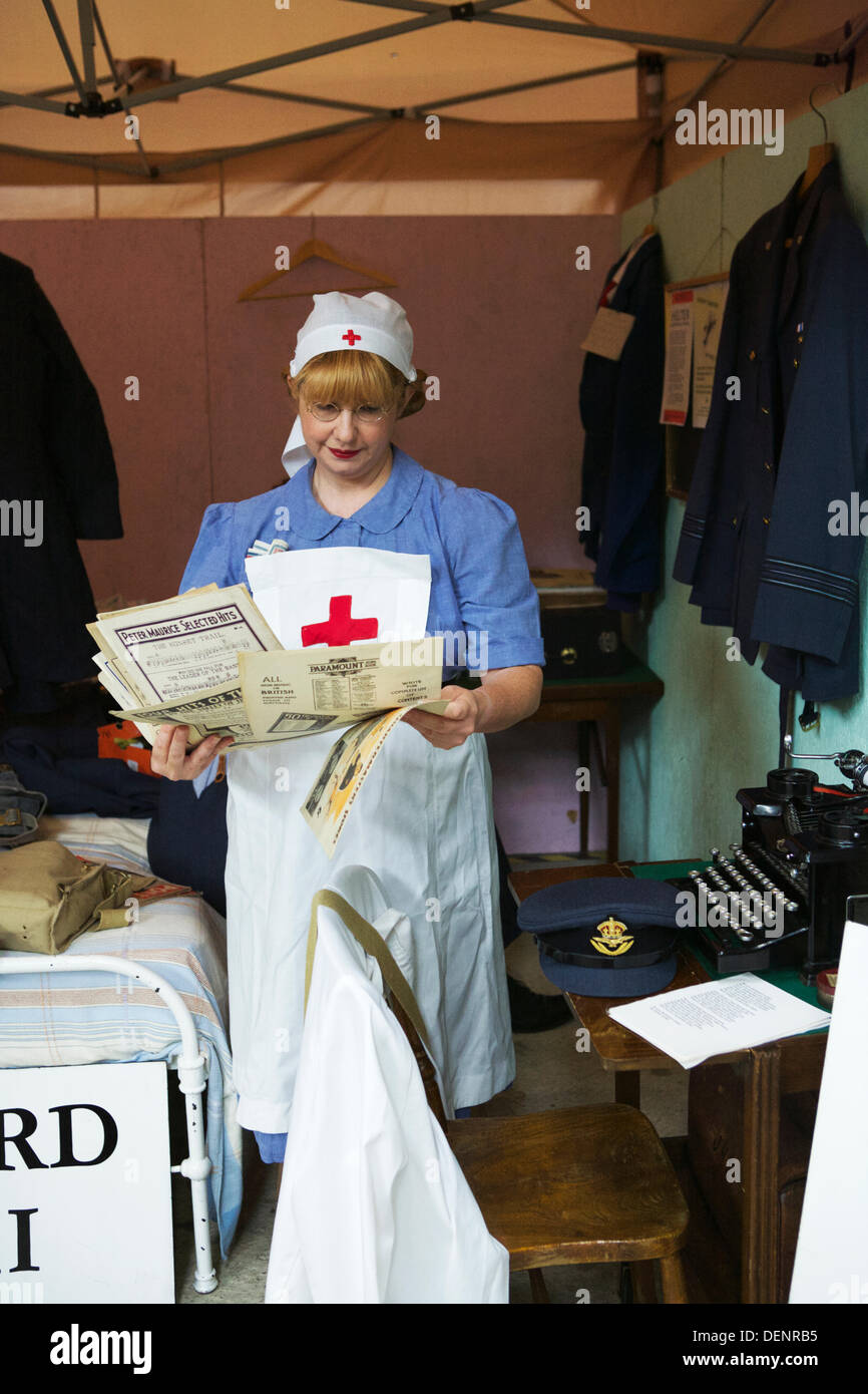 1940s nurse colour hi-res stock photography and images - Alamy