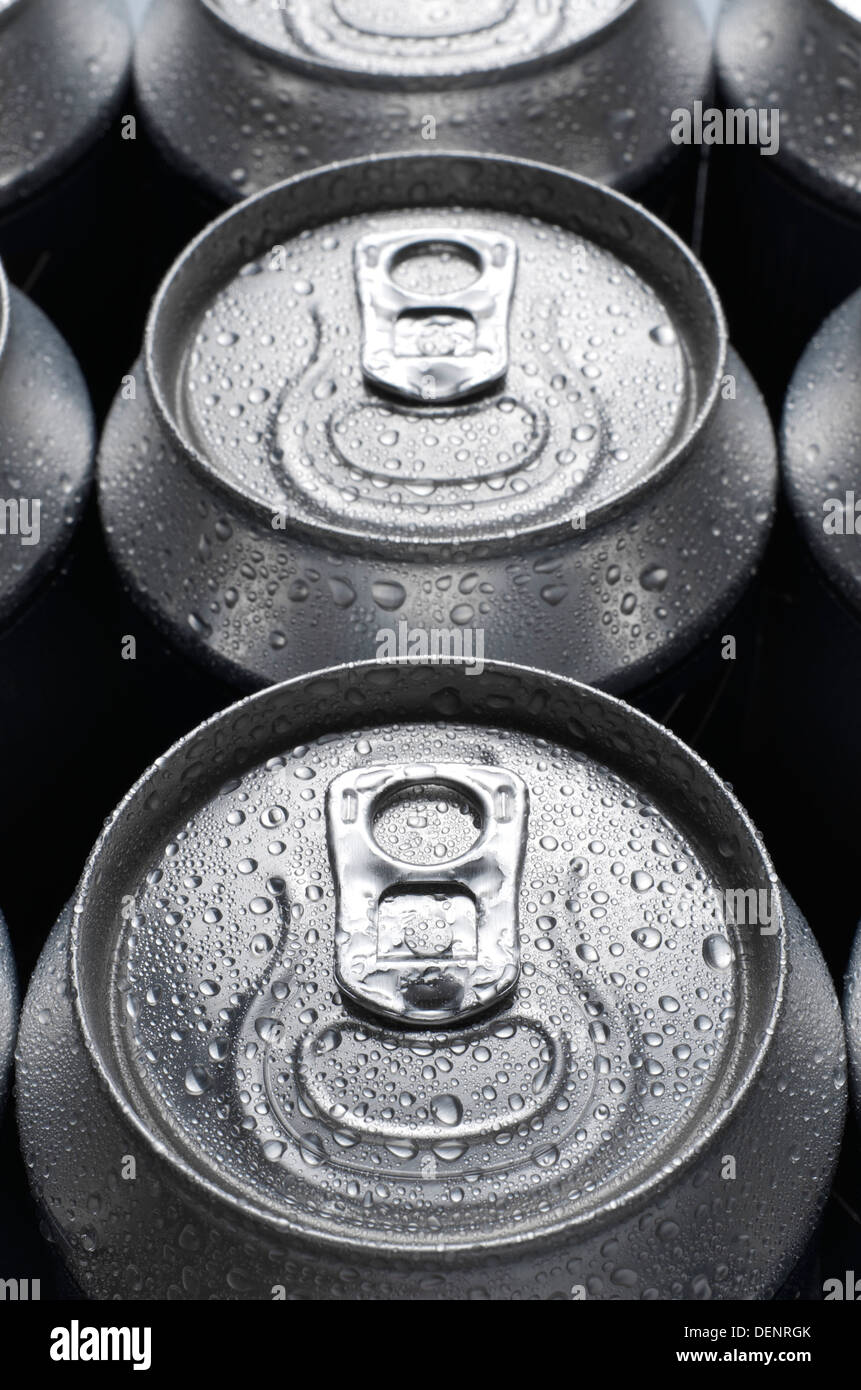 group of an aluminum can of soda Stock Photo - Alamy