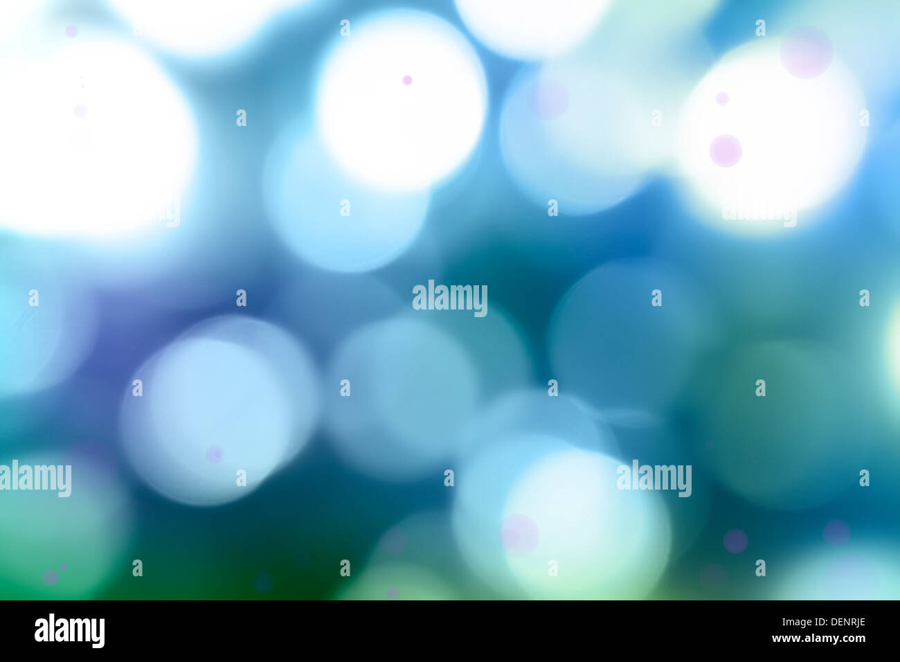 Bright circles of light abstract blue background Stock Photo - Alamy
