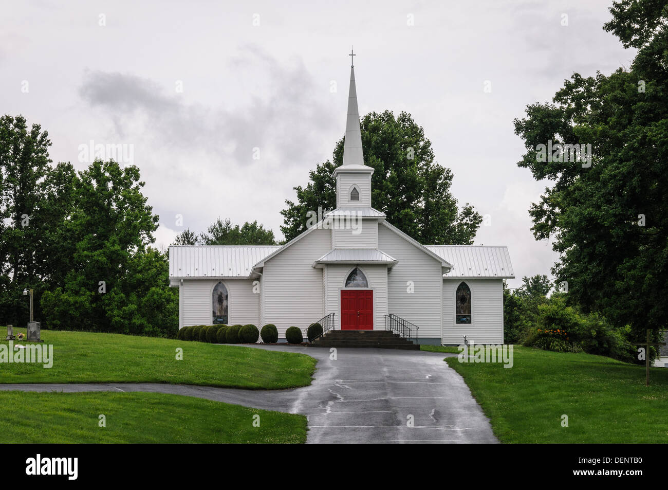 Woolwine United Methodist Church, 10205 Woolwine Highway, Woolwine, Virginia Stock Photo