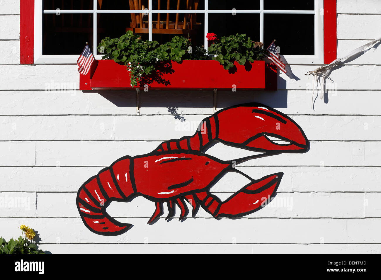 Lobster restaurant, Maine, USA Stock Photo