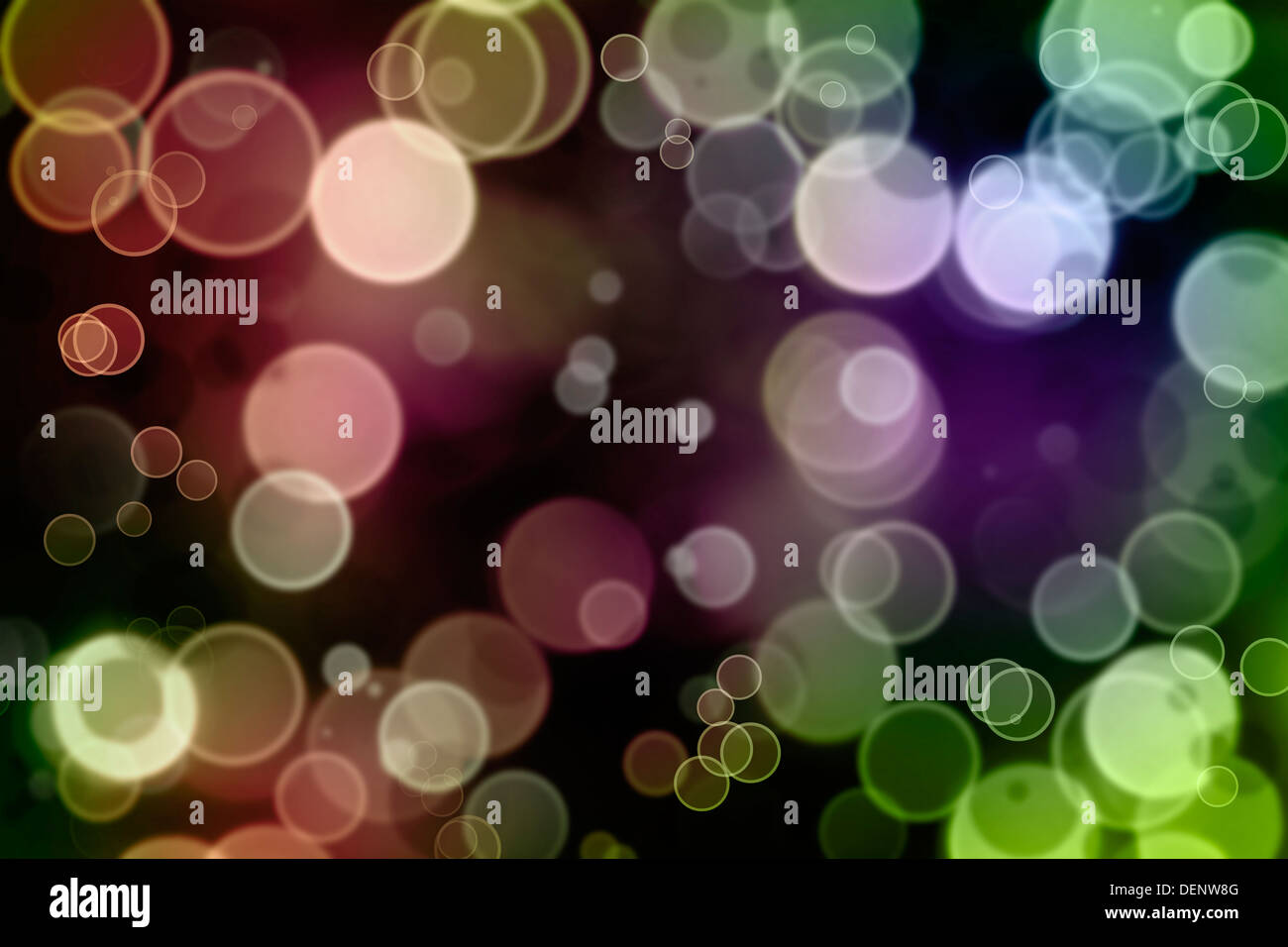 Bright circles of light abstract background Stock Photo - Alamy
