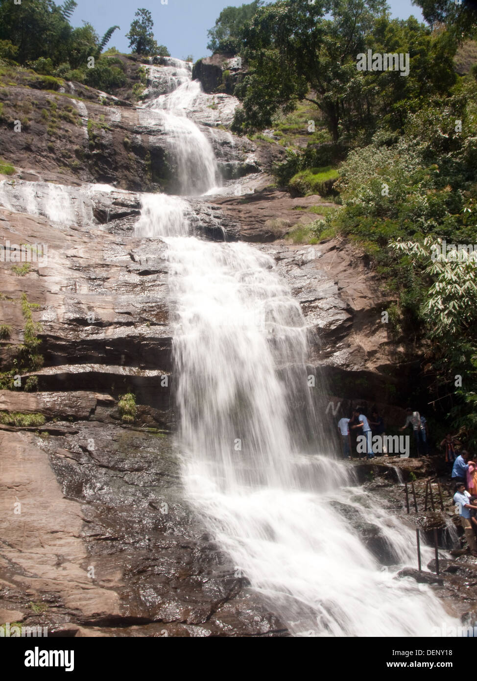 Waterfall in Kerala, India Stock Photo