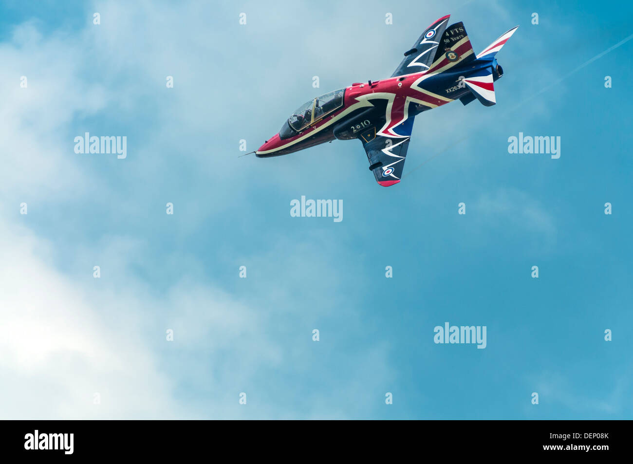 Hawk; T1; Display; Jubilee;Biggin Hill Airshow; Biggin Hill; Kent; England; UK; Europe; Stock Photo