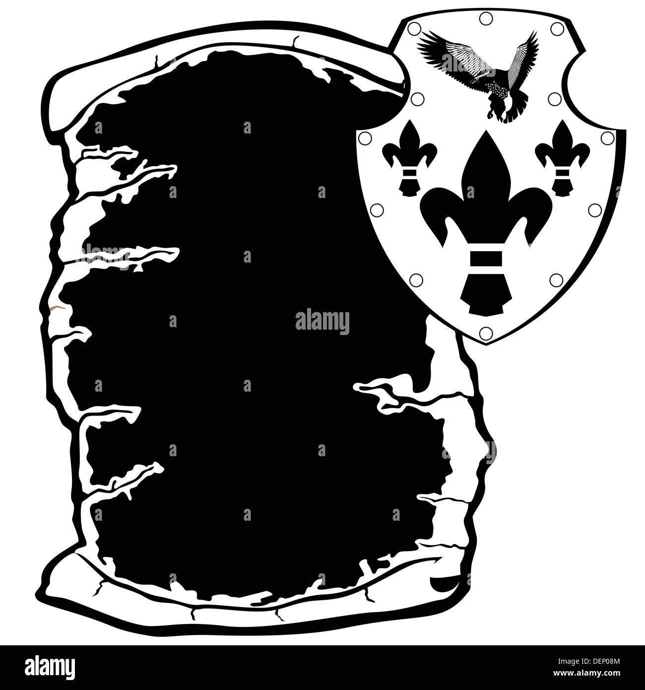 Coat of arms bird Black and White Stock Photos & Images - Alamy