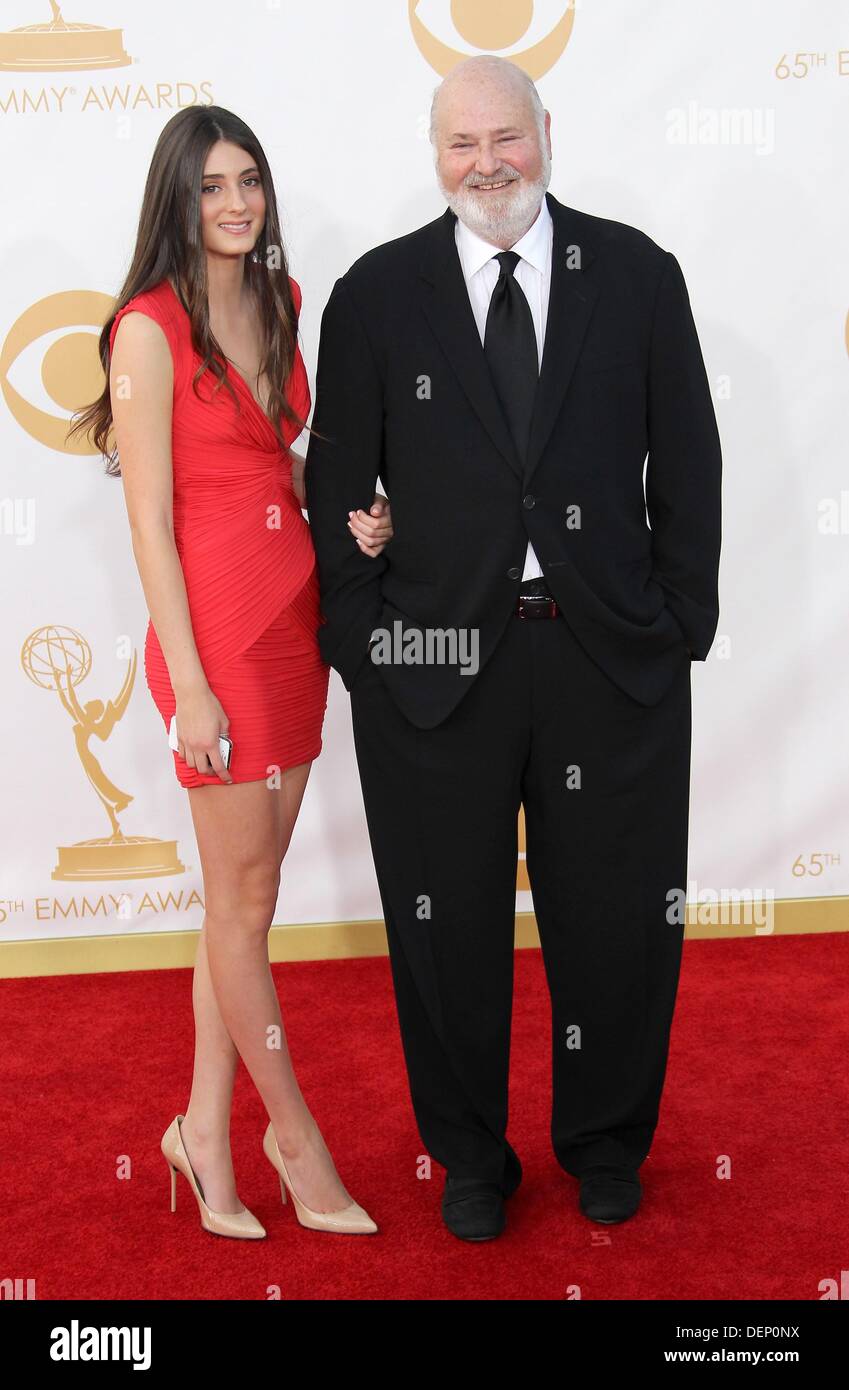 Los Angeles, CA. 22nd Sep, 2013. Tracy Reiner, Rob Reiner at arrivals for The 65th Primetime Emmy Awards - ARRIVALS 2, Nokia Theatre L.A. Live, Los Angeles, CA September 22, 2013. Credit:  James Atoa/Everett Collection/Alamy Live News Stock Photo