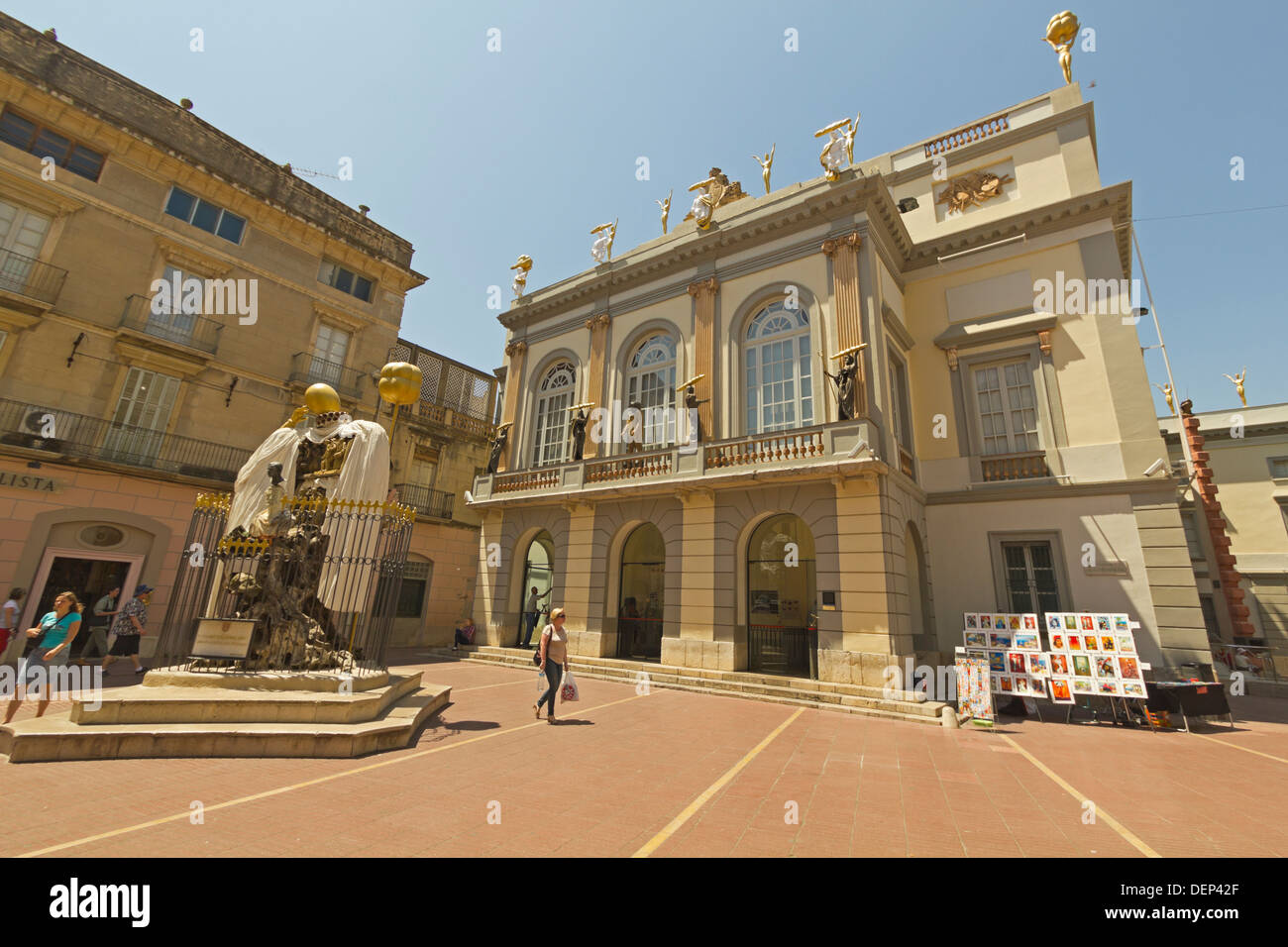 Dali Museum in Figueres, Spain. Museum was opened on September 28, 1974 Stock Photo