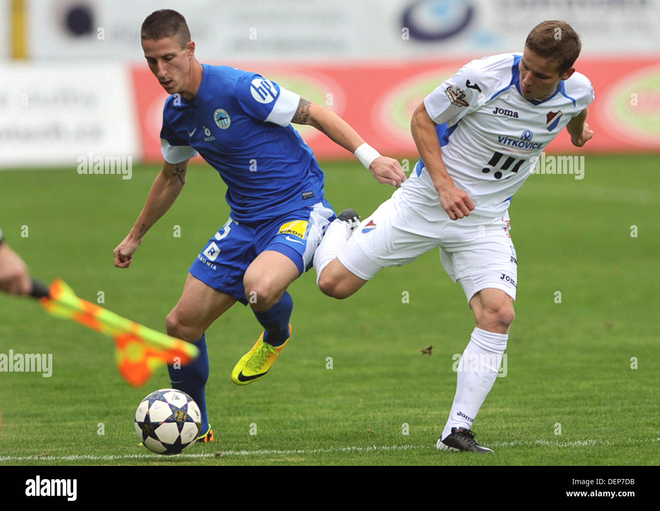Czech soccer league, 9th round: Banik Ostrava vs Slovan Liberec on 