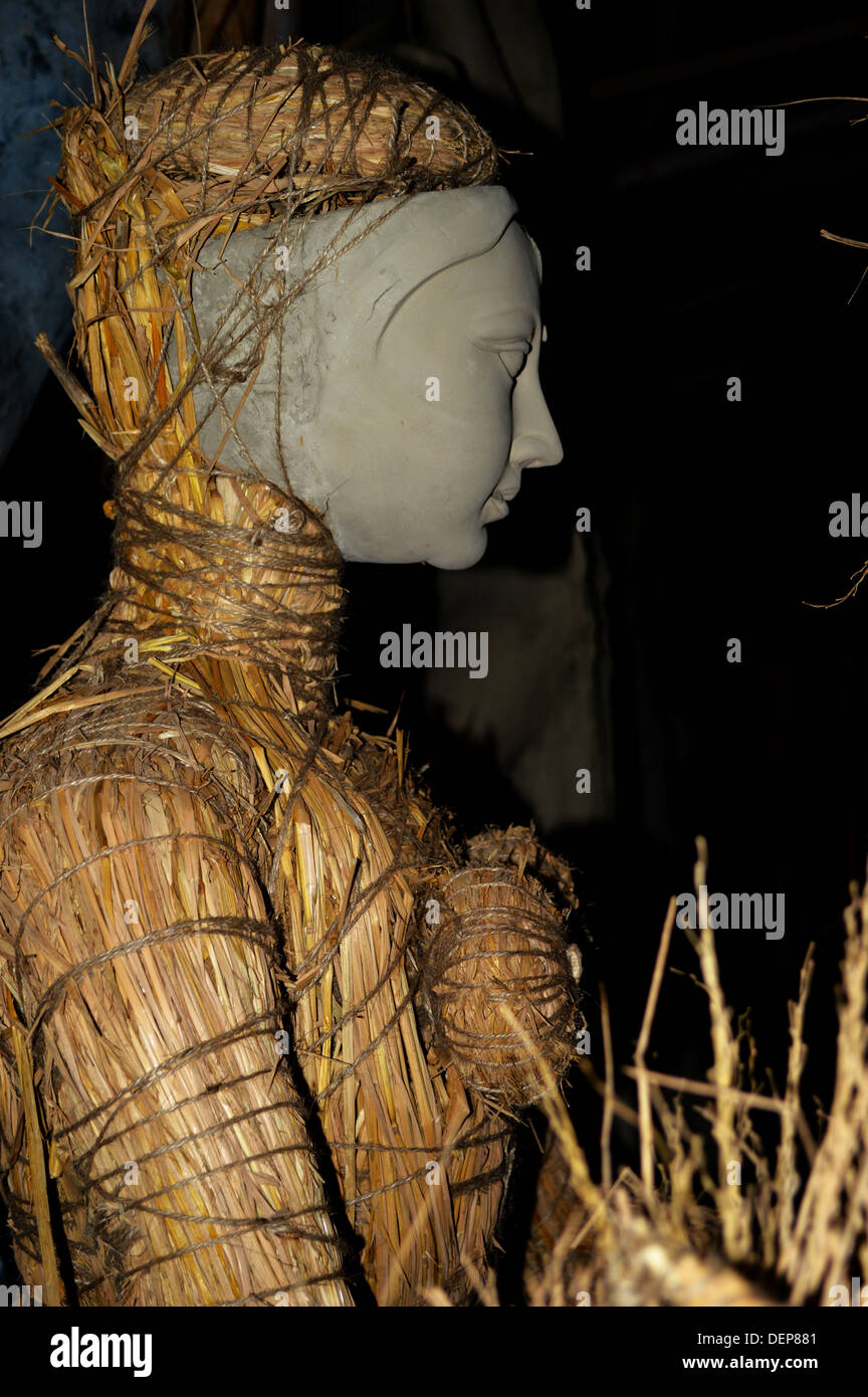 Durga, Sculpture, Face, Mask, Durga Pooja, Bengali, Indian, Goddess