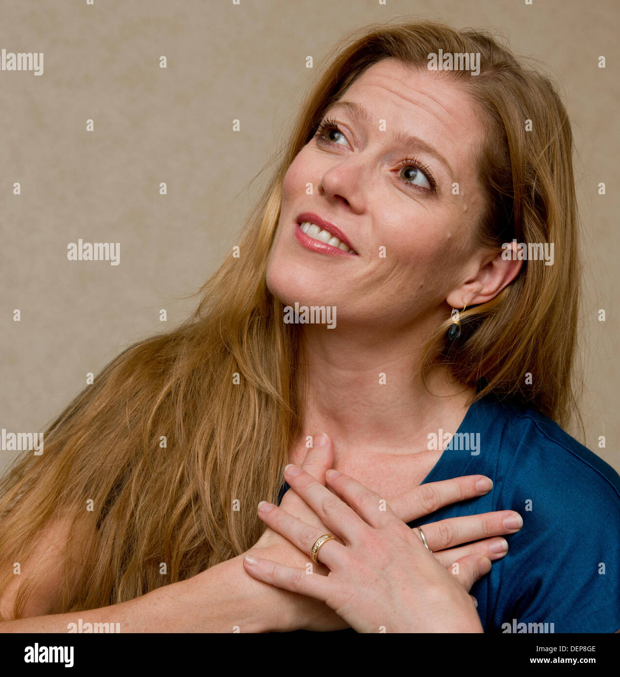 Canadian soprano Barbara Hannigan pictured in Prague, Czech Republic